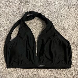 Albion fit shell shock black swim top, Medium